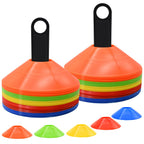 Fgbnm 100 Pack Disc Cones, Agility Soccer Cones With Carry Bag And Holder, Soccer Cones For Sports Training, Football, Soccer, B