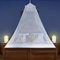 Mosquito Net For Single To King-Sized Beds - Fully-Enclosed Bed Canopy For Travel Or Decoration - Free Bag, Hanging Kit & Adhesi