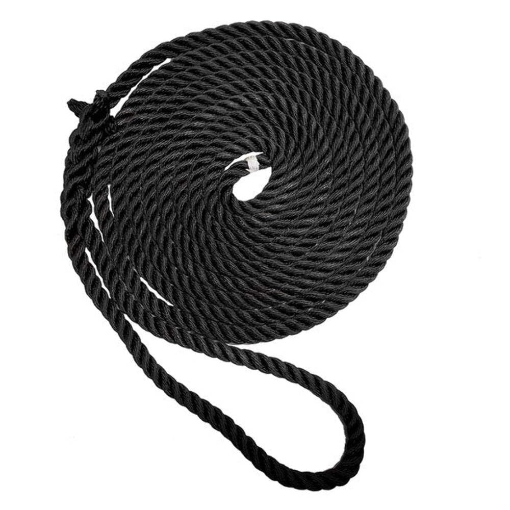 New England Ropes Boating Accessories Dockline 1/2 X 25 Nylon White 60501600025