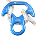 S.E.PEAK 30kN Rescue Figure 8 Descender with Bent-Ear, Rappelling Gear Downhill Equipment Belay Device for Rock Climbing/Aluminu