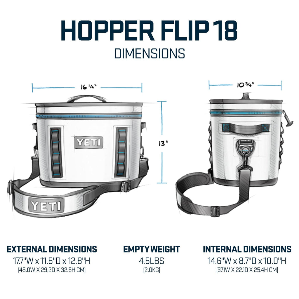 YETI Hopper Flip 18 Portable Soft Cooler, Ultramarine Violet