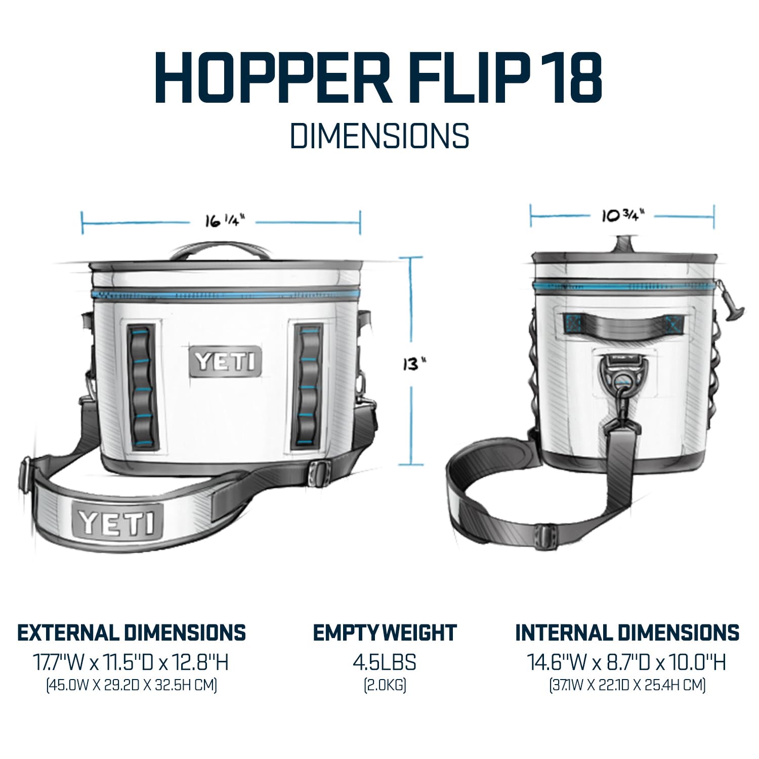 YETI Hopper Flip 18 Portable Soft Cooler, Ultramarine Violet
