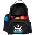 Dynamic Discs Cadet Disc Golf Backpack | Black/Black | Frisbee Disc Golf Bag with 17+ Disc Capacity | Introductory Disc Golf Bac