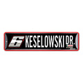 Rico Industries NASCAR Racing Metal Street Sign 4 x 15 Home D  cor - Bedroom - Office - Man Cave