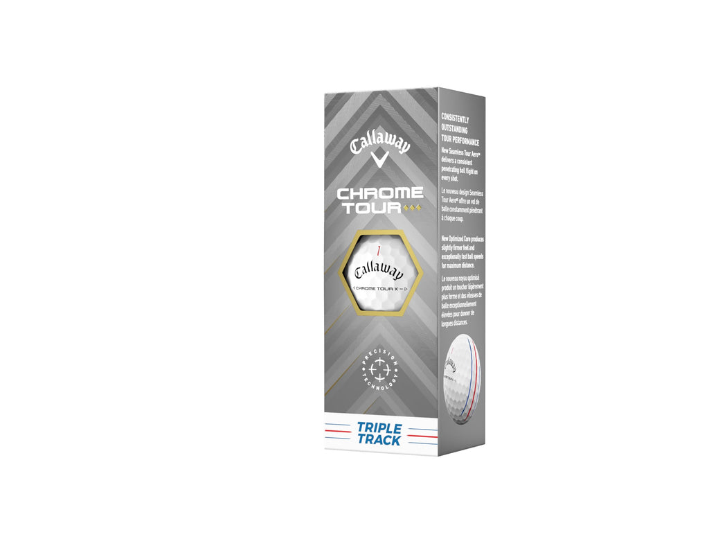 Callaway Golf Chrome Tour Triple Diamond Golf Balls (Triple Track (White)