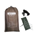 Dd Hammocks - Dd Tarp 4X4 - Coyote Brown (13Ft X 13Ft) - 100% Waterproof Lightweight & Multifunctional Rainfly Square Tarp Tent 