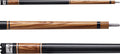 Viper Naturals 58 2Piece Billiard/Pool Cue, Zebrawood, 21 Ounce