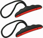 Occult Kayak Handles - Red (2 Pack) - Heavy Duty - Sleek T-Handle Design - Heavy Duty Bungee - Easy 3-Step Installation And Ergo