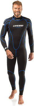 Cressi Maya 2.5mm Man, Black/Blue, 2XL