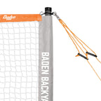 Baden Champions Portable Badminton Set | Regulation Net, 4 Racquets, 3 Shuttlecocks, Boundary & Carry Bag | Ideal For Backyard F