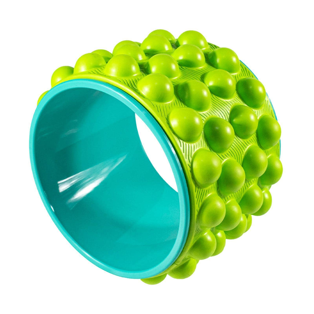 LOOM TREE Yoga Wheel Strong Load Bearing Yoga Roller for Improving Flexibility Green | Fitness, Running & Yoga | Yoga & Pilates 