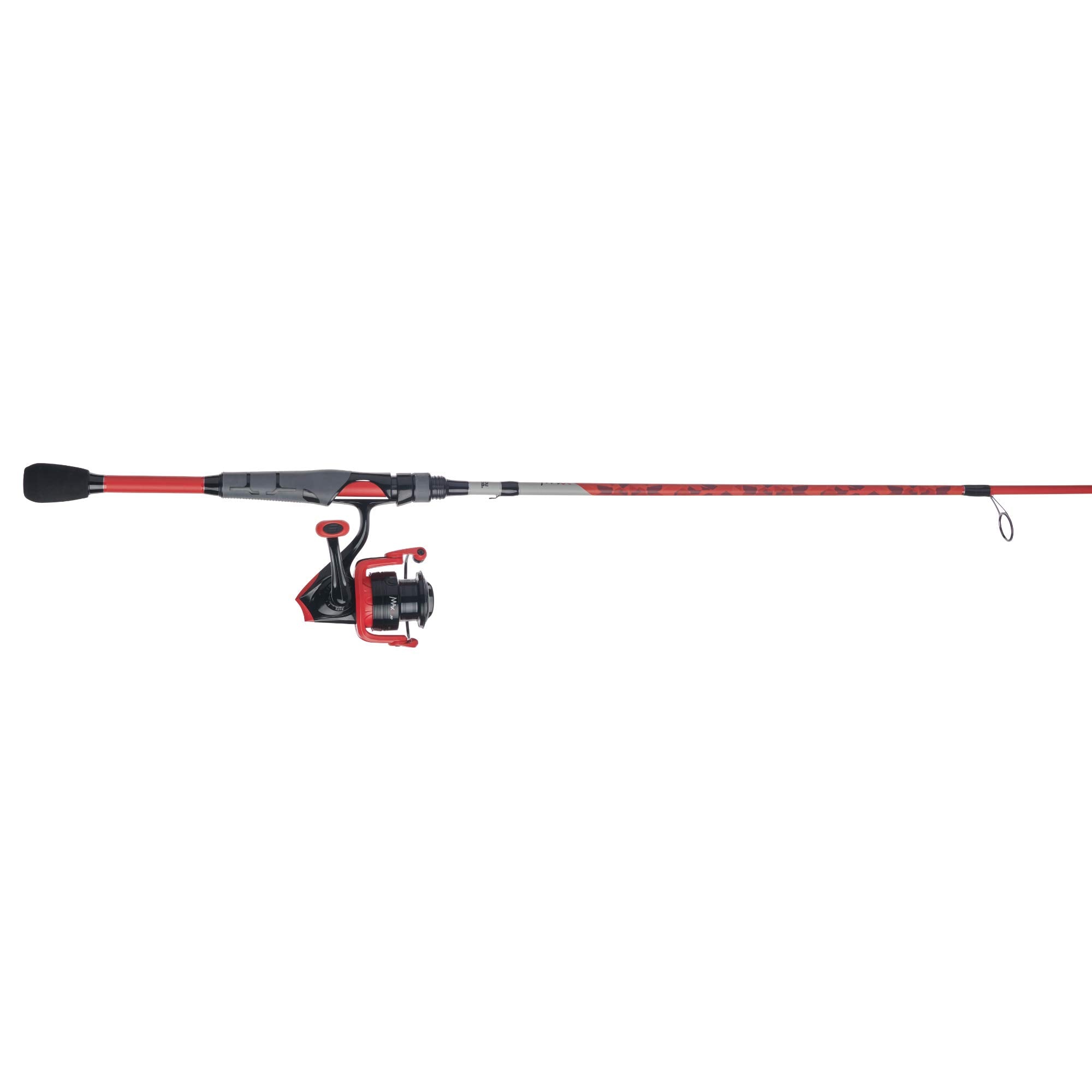 Abu Garcia 7 Max X Fishing Rod And Reel Spinning Combo, 3 +1 Ball Bearings With Lightweight Graphite Body & Rotor, Rocket Line M