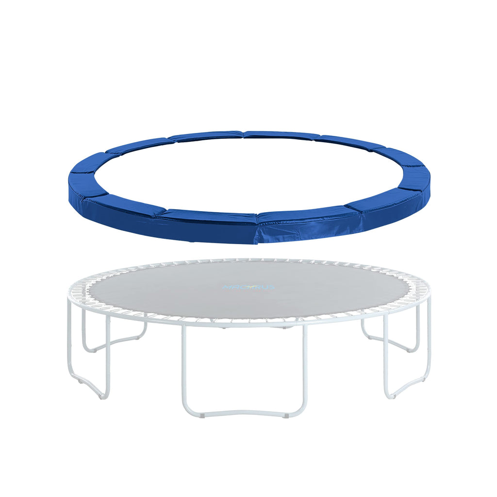 Machrus Upper Bounce Trampoline Replacement Safety Pad 6Ft - 16Ft Round-Trampolines Spring Cover Pvc Trampoline Skirt (Blue, 7.5