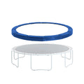 Machrus Upper Bounce Trampoline Replacement Safety Pad 6Ft - 16Ft Round-Trampolines Spring Cover Pvc Trampoline Skirt (Blue, 7.5