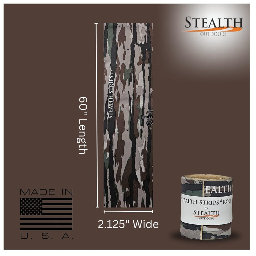Stealth Strips Realtree Original Camo Silencing Tape | Self Adhesive Silencing Fabric | Great For Quieting All Of Your Metal Hun