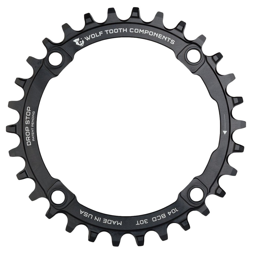 Wolf Tooth 104 Bcd Spider Mountain Bike Chainrings (34 Tooth, Drop-Stop A, Mtb)
