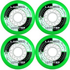 Labeda Wheels Inline Roller Hockey Shooter All Purpose Green 76Mm 83A X4