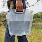 4X10 Litres/10.6 Gal Collapsible Water Jug Container, Freezable, Bpa Free Plastic Water Carrier Tank, Outdoor Folding Water Bag