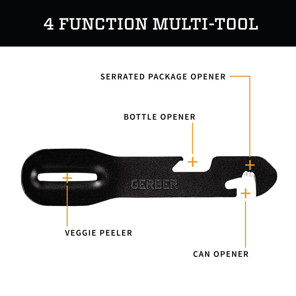 Gerber Gear 31-003463N Compleat Camping Utensils Cooking Tool Set, Onyx