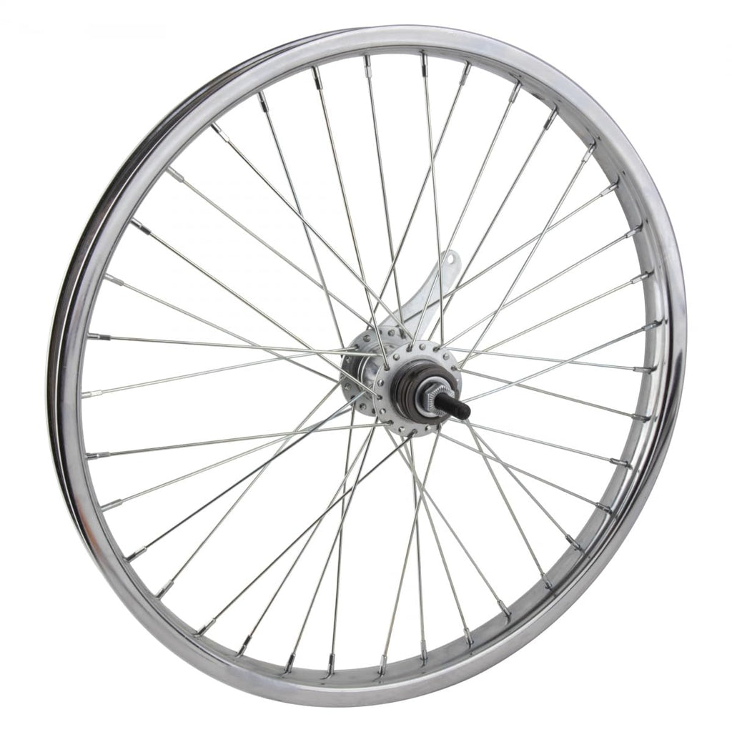 Wheelmaster 20 X 1.75 Cb Rear Wheel W/Trim Kit, Chrome