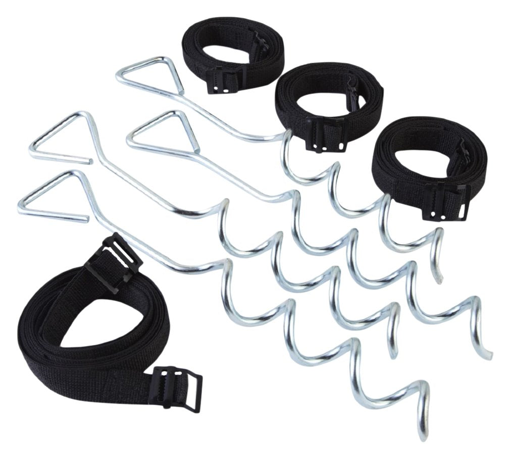Jumpking Trampoline Anchor Kit , Black