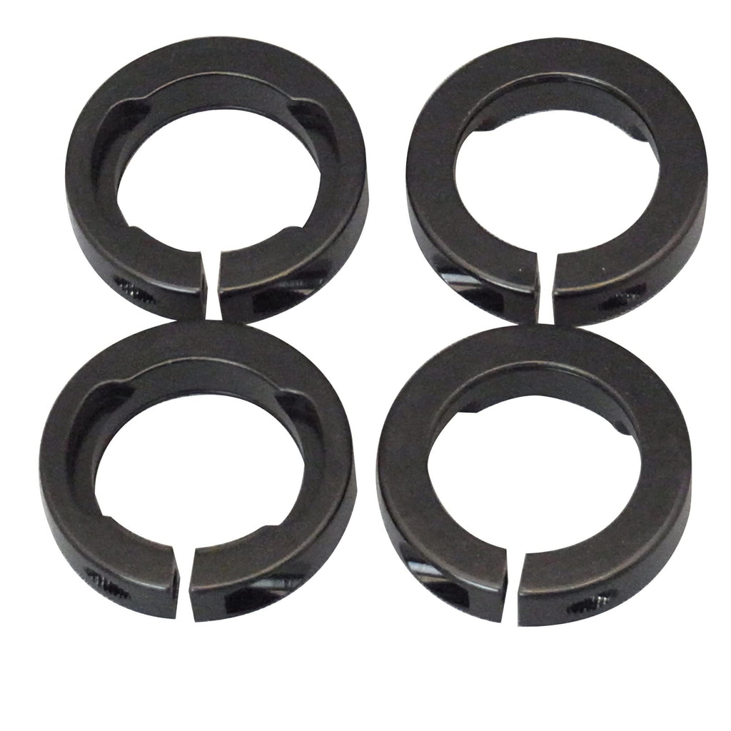 Odi Lock Jaw Bicycle Grip Lock-On Clamps With Caps (Black)