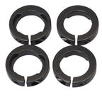 Odi Lock Jaw Bicycle Grip Lock-On Clamps With Caps (Black)