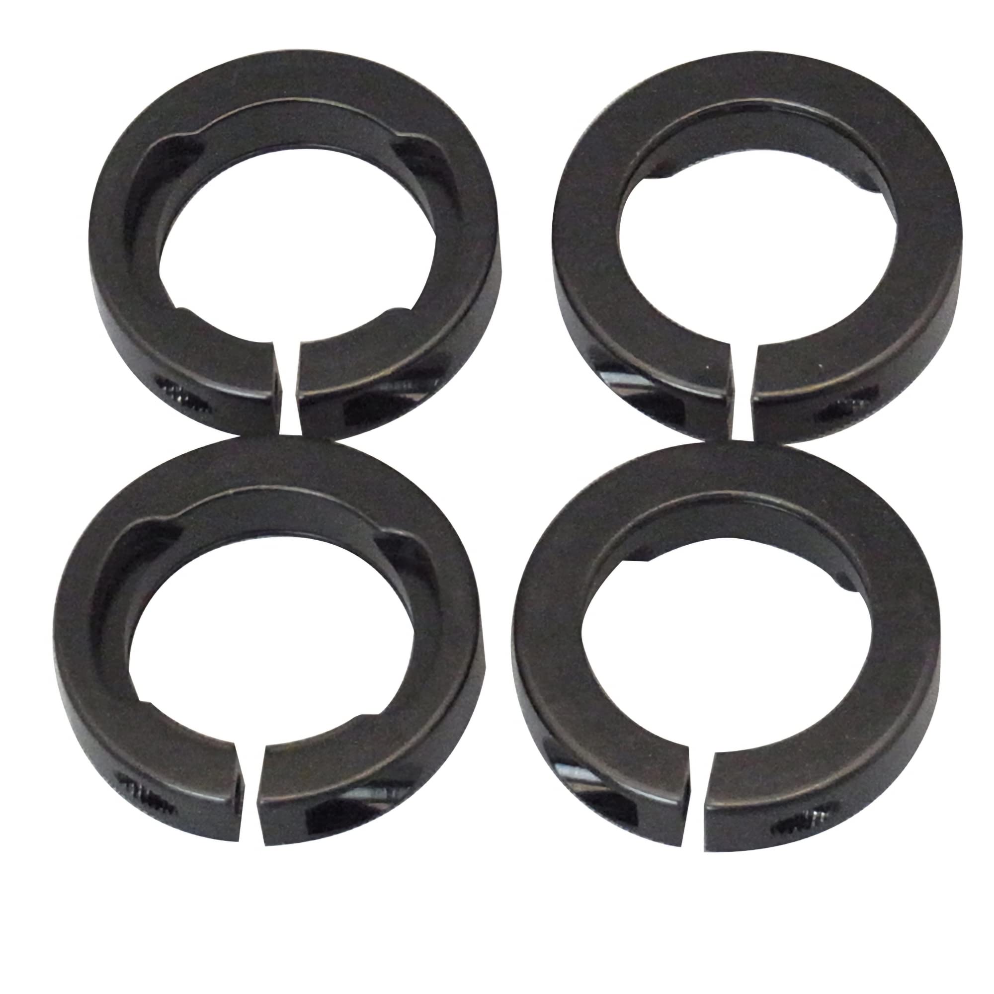 Odi Lock Jaw Bicycle Grip Lock-On Clamps With Caps (Black)