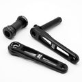 EVOSID Ultralight Road Bike Crankset 160/165/170mm, Hollow Tech Bicycle Crank Arm Set with Bottom Bracket, 3-Bolt Direct Mount C