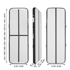 Fbsport 13.12Ft Inflatable Air Gymnastics Mat Training Mats 8 Inches Thickness Gymnastics Tracks For Home Use/Training/Cheerlead