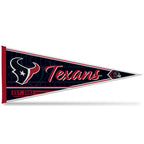 Rico Industries Nfl Football Houston Texans Classic 12'' X 30'' Felt Wall D  Cor Pennant - Great For Home/Bed Room/Man Cave D  C