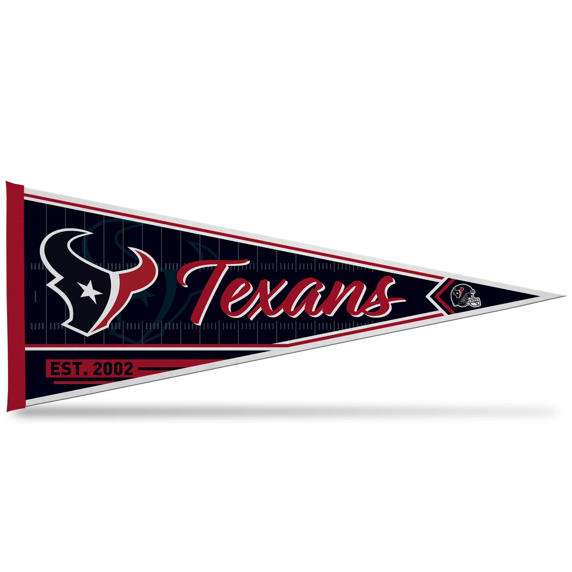 Rico Industries Nfl Football Houston Texans Classic 12'' X 30'' Felt Wall D  Cor Pennant - Great For Home/Bed Room/Man Cave D  C