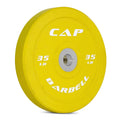 Cap Barbell Best Olympic Bumper Plate, Yellow, 35 Lb Single