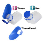 Awoken Unisex Urinal, Portable Toilet Urinal For Men And Women, Pee Bottle With A Sealed Lid And Funnel For Elderly Kids And Pat