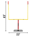 Franklin Sports Authentic Steel Football Goal Post 8.5' X 5.5' - Post For Kids - Football Goal Post Set - Kicking Field Goals -