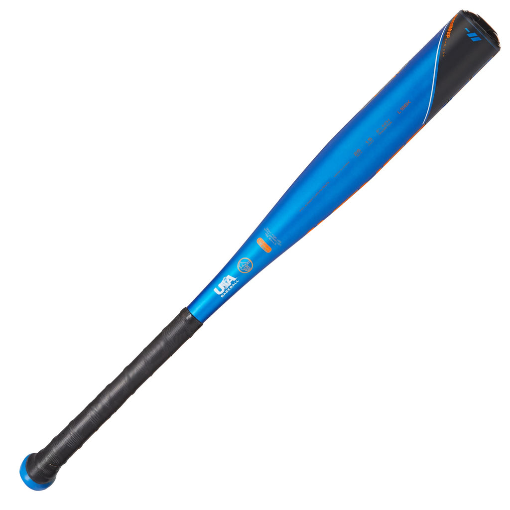 Axe Bat 2023 Avenge Pro (-11, 2-1/4'') Usabat Tee Ball Bat, 1-Piece Alloy, Blue/Black/Orange, 26'' / 15 Oz.