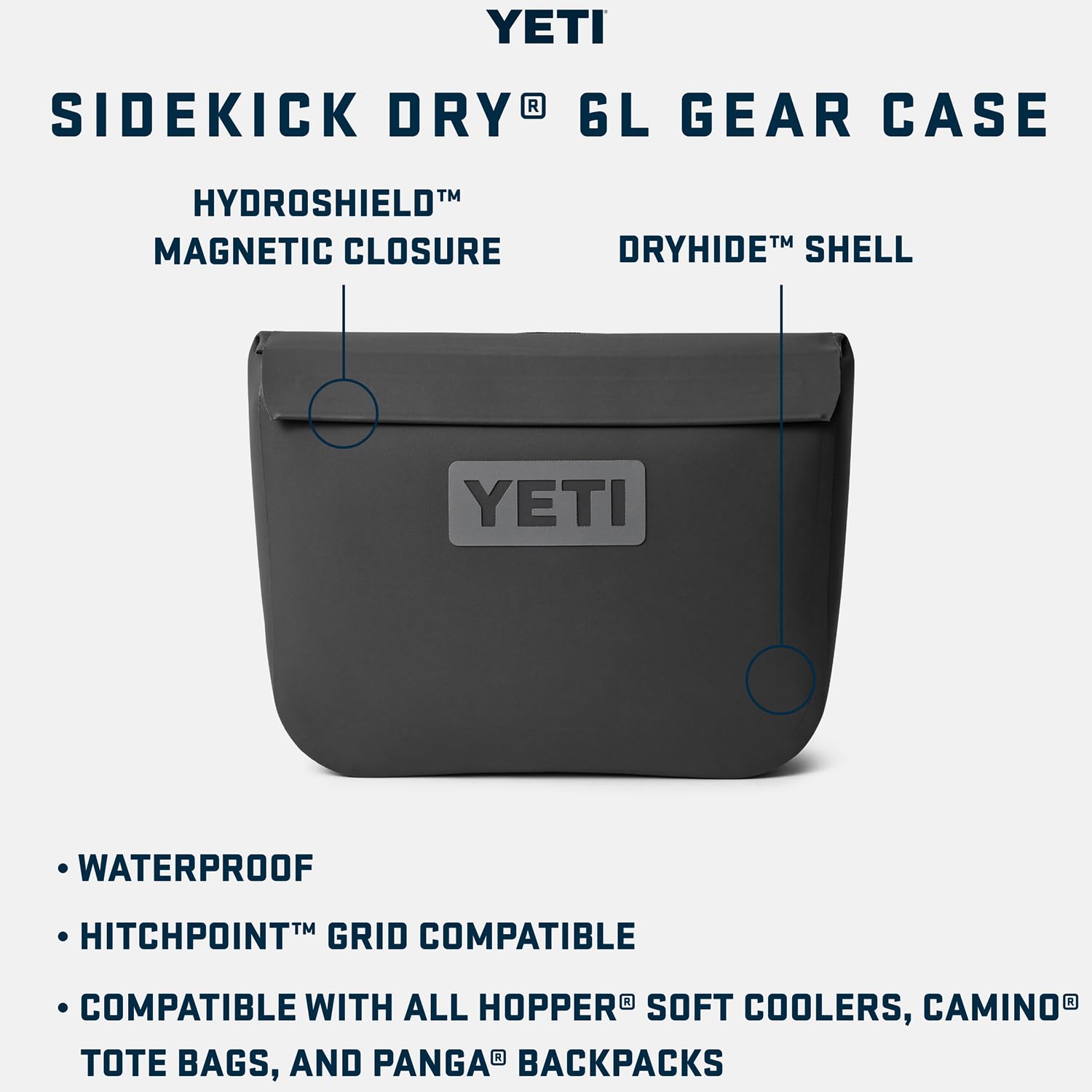 YETI Sidekick Dry 6L Gear Case, Big Sky Blue