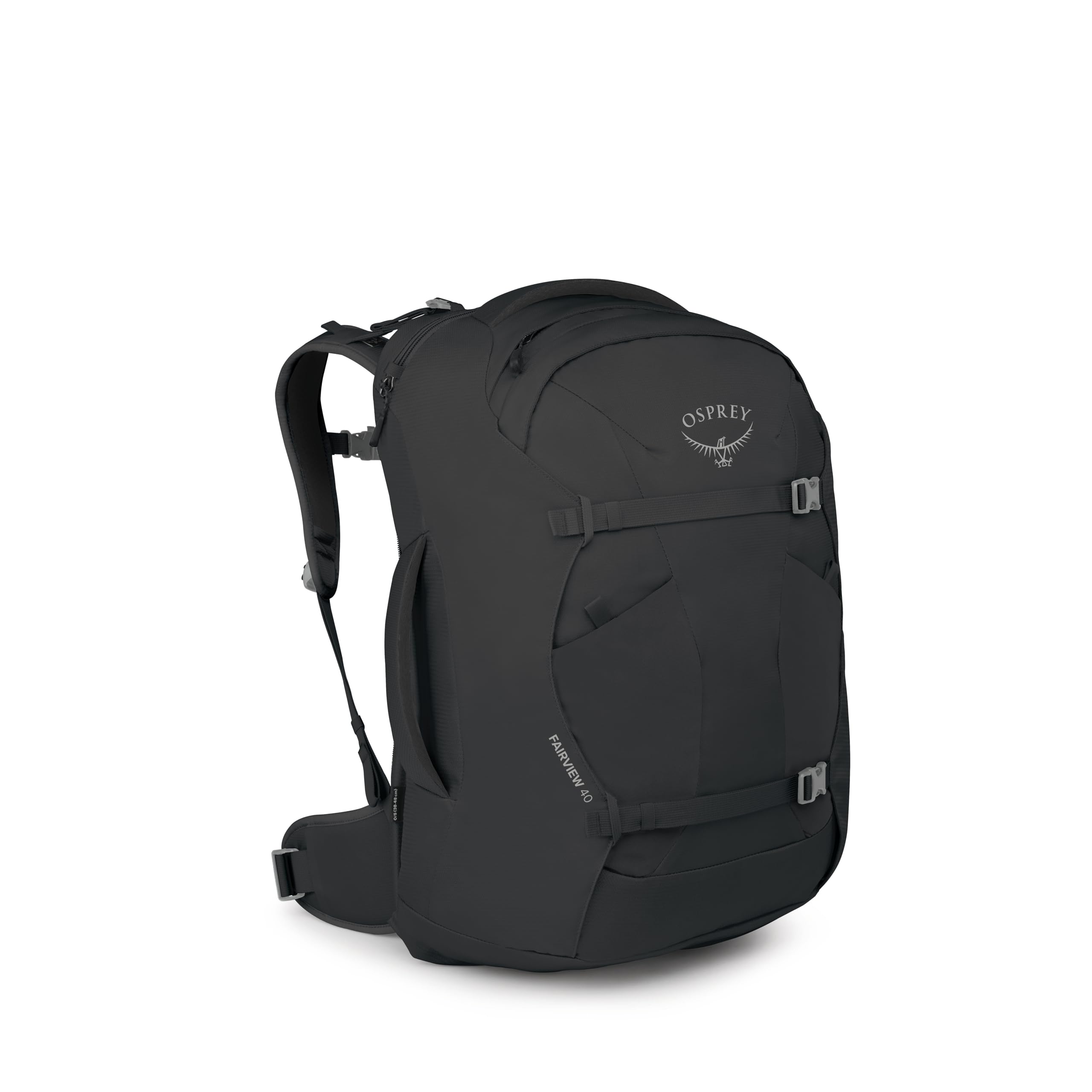 Osprey Fairview 40L Womens Travel Backpack - Carry On Bag with Laptop Sleeve and Toiletry Pocket, Black