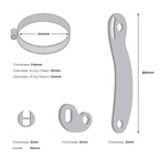 Ebikeling Universal Torque Arm Conversion Kits For Electric Bicycle, Ebike Front Or Rear Hub Motors And Mid Drive E-Bike Tool Fo