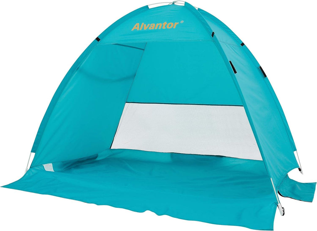 Alvantor Beach Tent Sun Shade Beach Umbrella Outdoor Sun Shelter Cabana Automatic Instant Pop-Up Upf 50+ Portable Camping Canopy