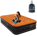Luxchoice Queen Inflatable Mattress With Built-In Pump Deluxe Camping Air Mattress Quick Inflation Deflation Blow Up Mattresses 