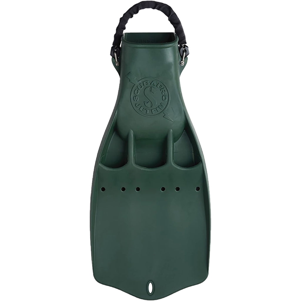 Scubapro Jet Diving Fin With Spring Heel Strap (Green, 2X-Large)