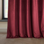 Hpd Half Price Drapes Heritage Plush Velvet Curtains For Bedroom  Living Room 50 X 96, Vpyc-179758-96 (1 Panel) Cinema Red