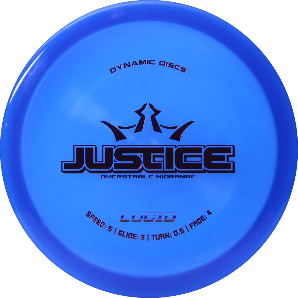 Dynamic Discs Lucid Justice Midrange Golf Disc [Colors May Vary] - 170-172G