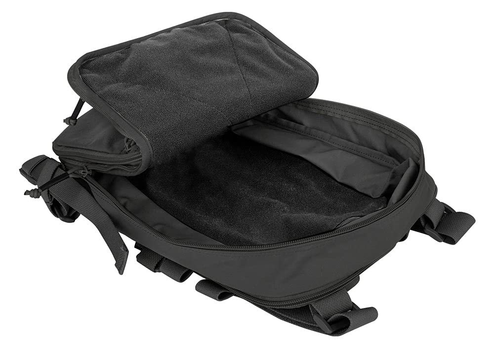 Krydex Tactical Expandable Backpack Molle Backpack For Travelling Hiking Hunting (Bk)