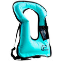 Rrtizan Snorkel Vest, Adults Portable Inflatable Swim Vest Jackets For Snorkeling Swimming Diving Safety(Blue)