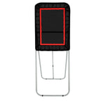 Vevor Folding Lacrosse Rebounder For Backyard, 3X4 Ft Volleyball Bounce Back Net, Pitchback Throwback Baseball Softball Return T