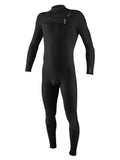 O Neill Hyperfreak 3/2+mm Chest Zip Fullsuit A00-Black-Black S