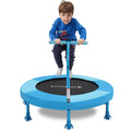 SkyBound 36 Inch Indoor Trampoline for Kids - Kids Trampoline Indoor with Handle - Toddler Trampoline with Upgraded 2.0mm Steel 