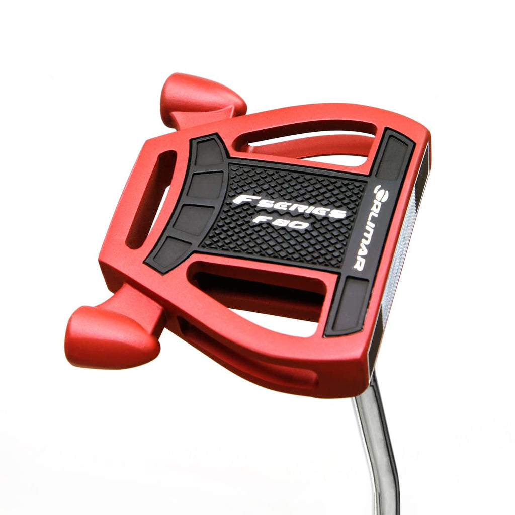 Orlimar Golf F80 Mallet Putter, Mens Right Handed 35'' Red/Black With Oversize Putter Grip